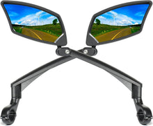 Fahrradspiegel mit Glaslinse, justierbar, drehbar, sicher: SilverLens