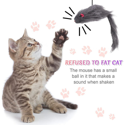 Interaktives Katzenspielzeug Hängende Maus für Katzen