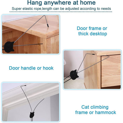 Interaktives Katzenspielzeug Hängende Maus für Katzen