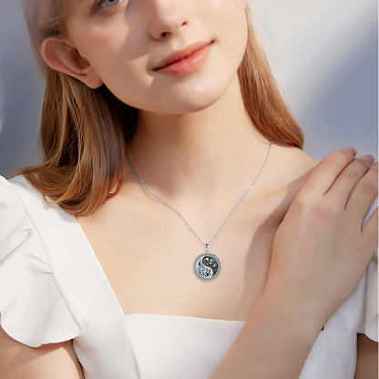 Yin Yang Halskette Sterling Silber Keltischer Knoten Taichi