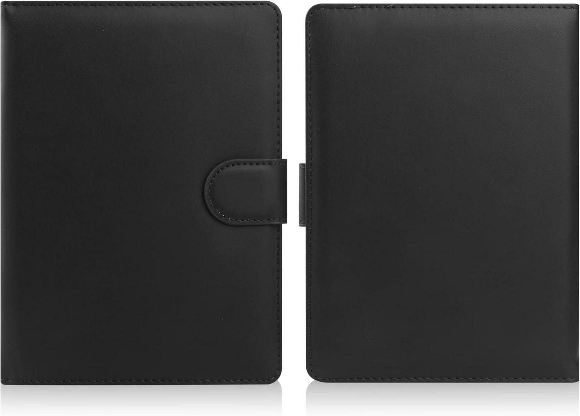 Schwarze Universal Hülle für 6-6.8'' E-Book Reader - Leder Stand Schutzhülle