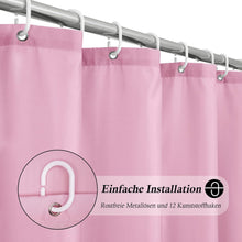 Duschvorhang 180x200 Rose Wasserdicht Anti-Schimmel