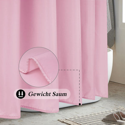 Duschvorhang Rose Antibakteriell Wasserdicht 180x200 cm