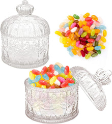Kristallglas Bonbondose mit Deckel für Süßigkeiten und Snacks