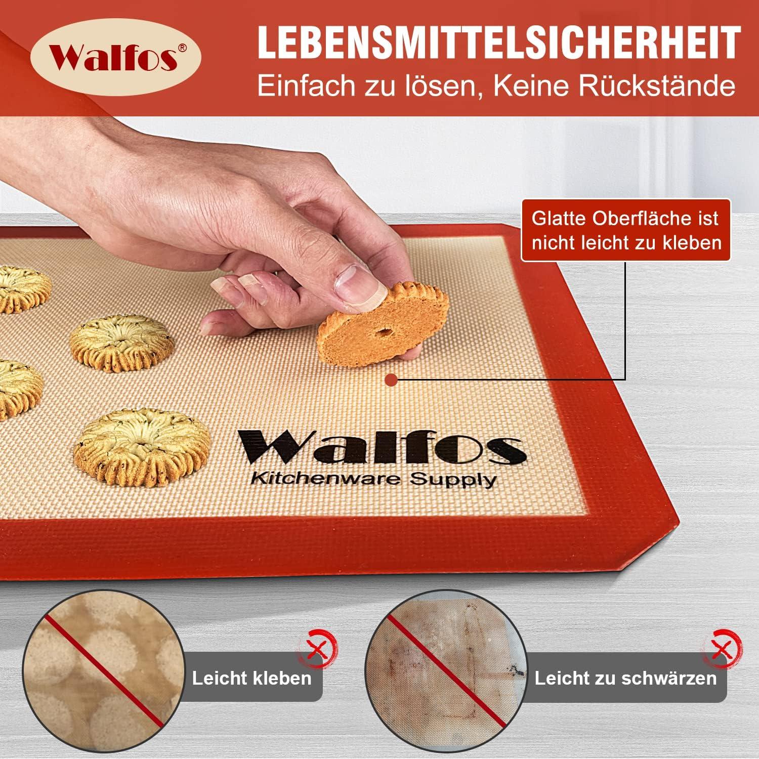 Backmatte aus Silikon 40x30cm (2er Set) Antihaftbeschichtung