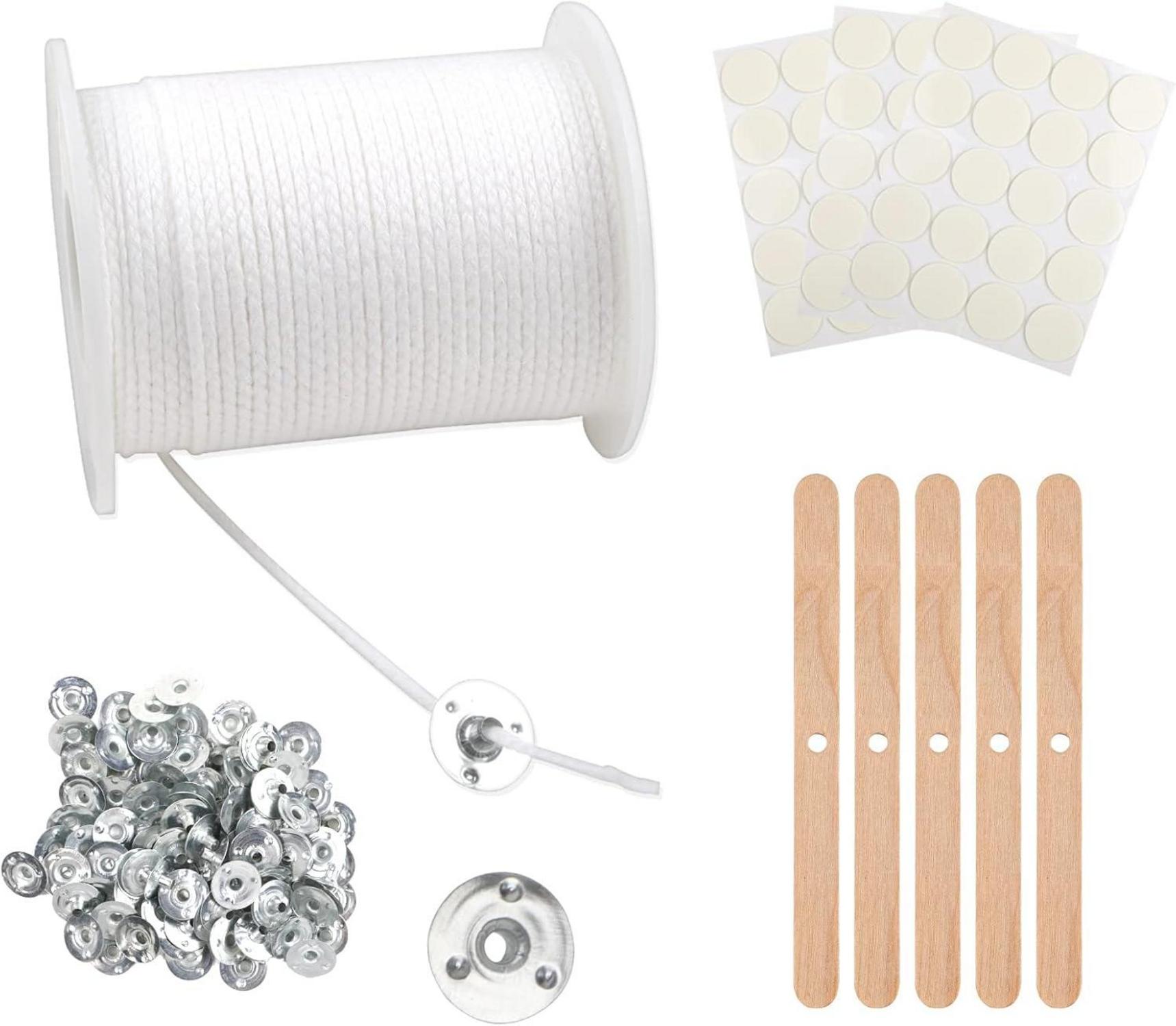 Kerzendocht Set rauchfreie Dochte DIY Kerzenherstellung