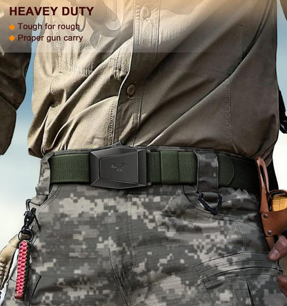 Taktischer Gürtel Herren Arbeitsgürtel Militär Wandern Marinegrün