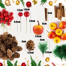 84-teiliges Weihnachtskranz-Bastelzubehör für DIY