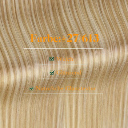 Echthaar Tape Extensions Blond 60cm – Natürliche Optik