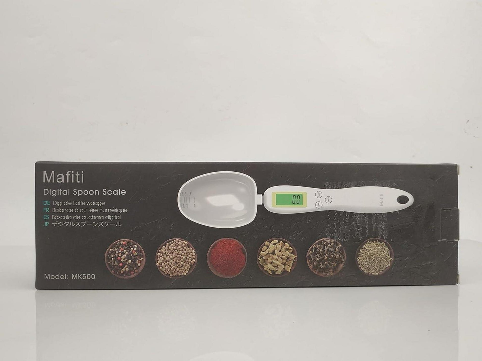 500g 0,1g Digitaler Löffelwaage mit Hold-und Tara-Funktion