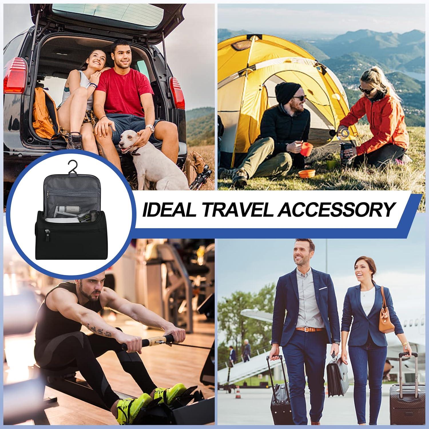 Herren-Reisekulturbeutel zum Aufhängen mit Reißverschluss