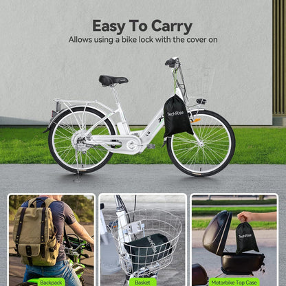 Fahrradabdeckung 210D Oxford wasserdicht 220x110x95 cm Grün