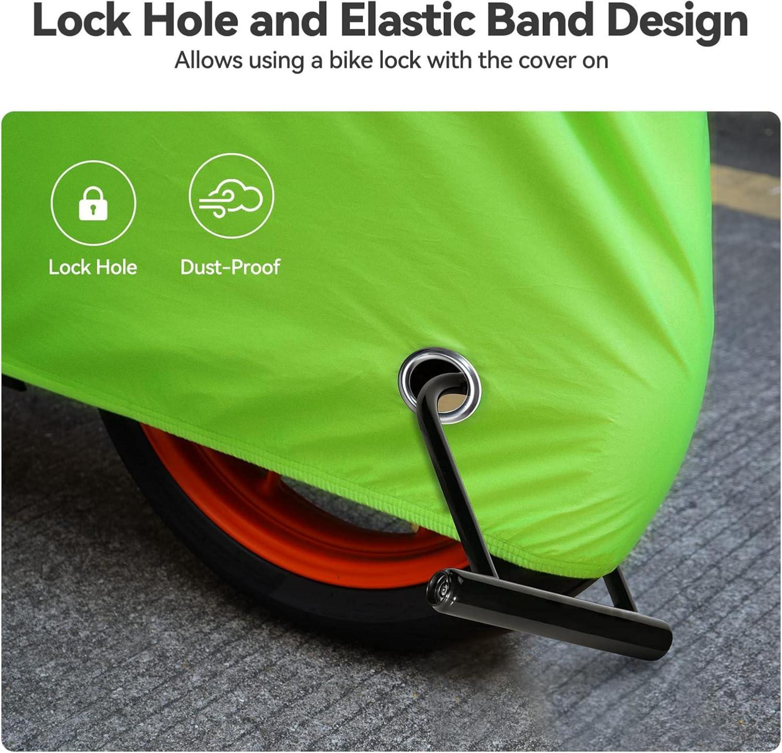 Fahrradabdeckung 2-3 Fahrräder wasserdicht Oxford 220x110x95 cm SchlossLöchern