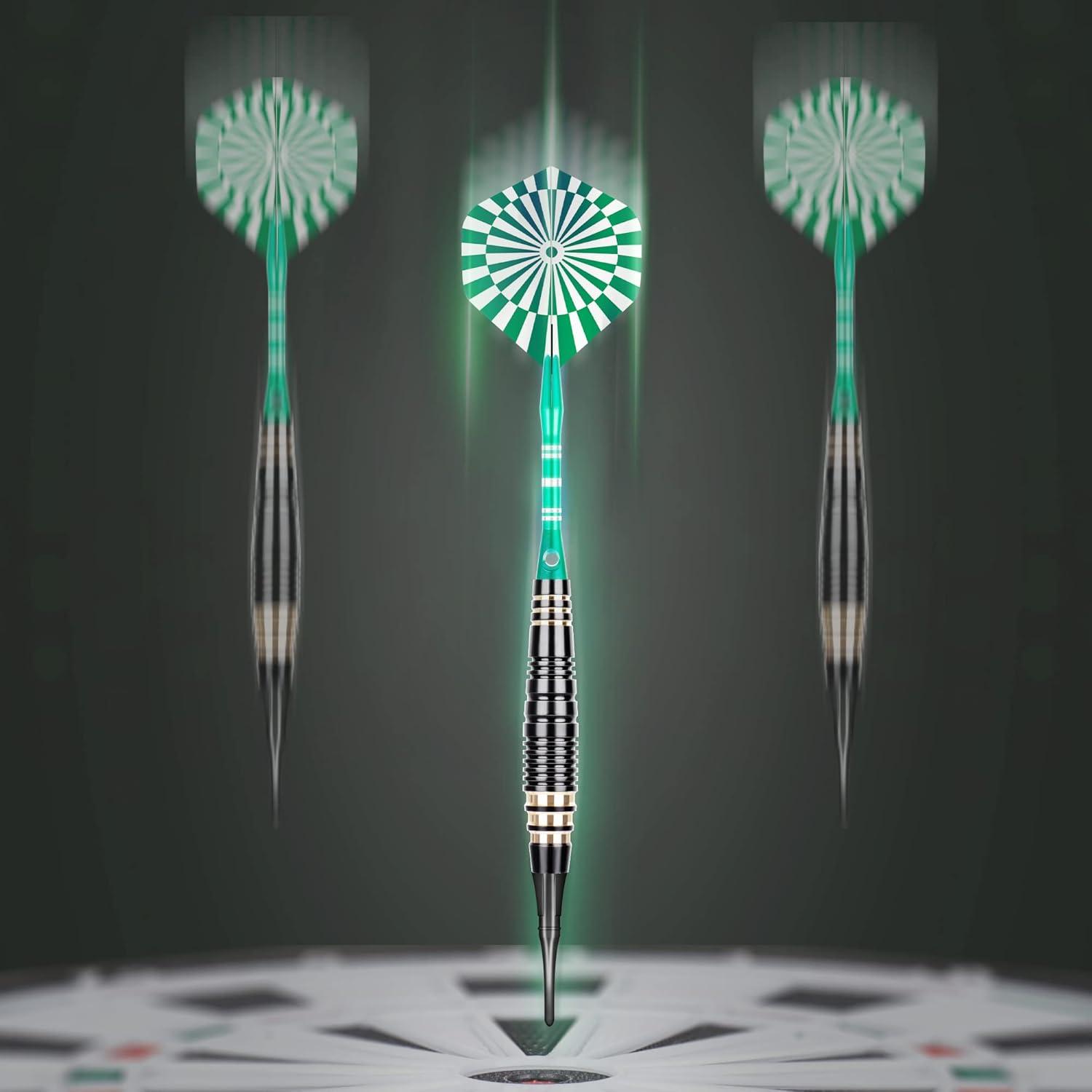 Soft Dartpfeile Set Kunststoffspitze Elektronische Dartscheibe 16g
