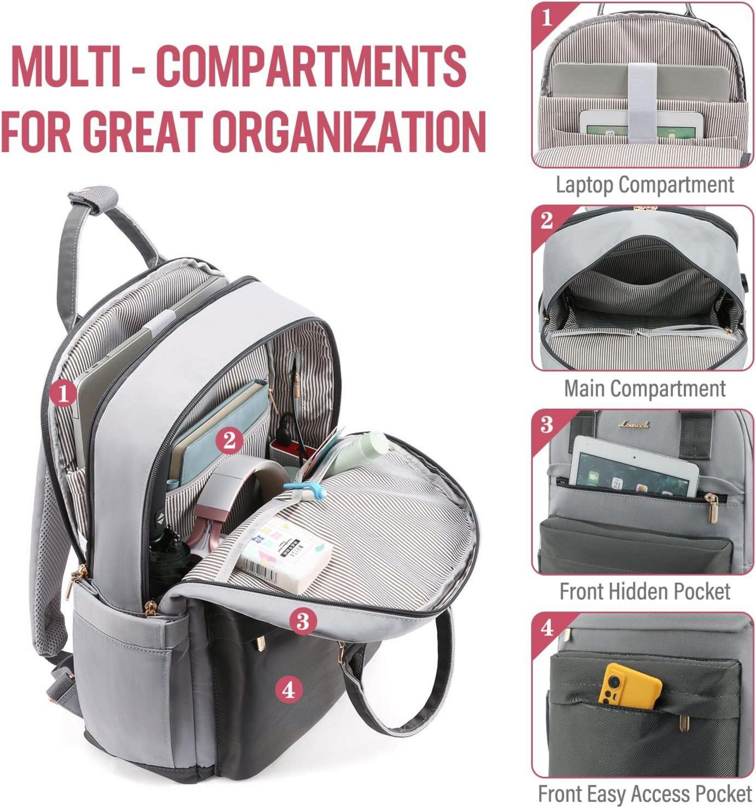 LOVEVOOK Schulrucksack Mädchen Damen Klein Wasserdicht 15,6