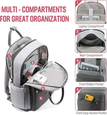 LOVEVOOK Schulrucksack Mädchen Damen Klein Wasserdicht 15,6