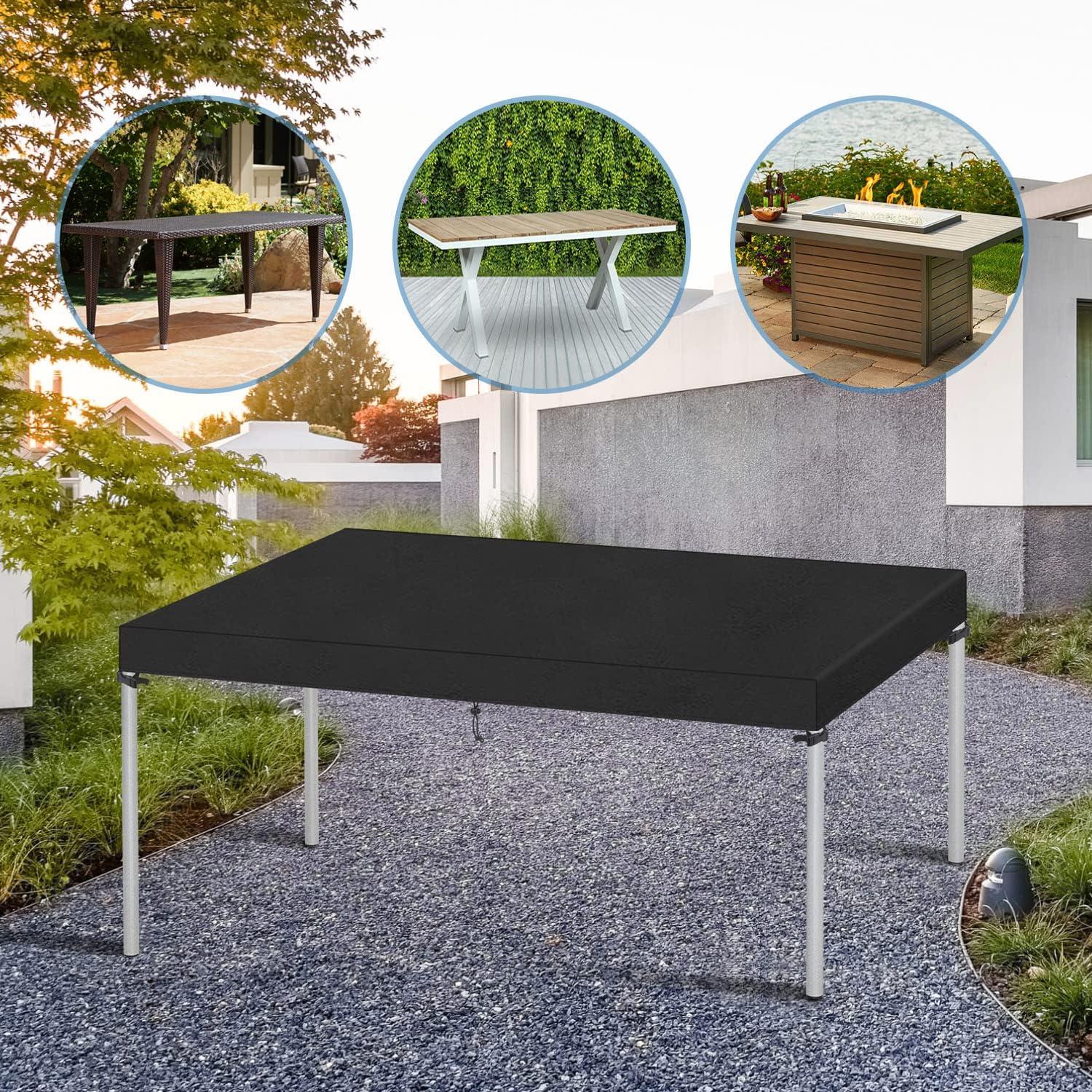 Gartenmöbel Abdeckung 200x100x15cm wasserdicht & reißfest