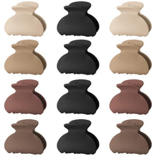 12er Set Mini Haarklammern Haarspangen Haarkrallen Clips Spinnen