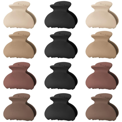 12er Set Mini Haarklammern Haarspangen Haarkrallen Clips Spinnen