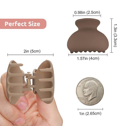 12 Stück Mini Haarklammern Haarspangen 4cm für Frauen Mädchen Kinder