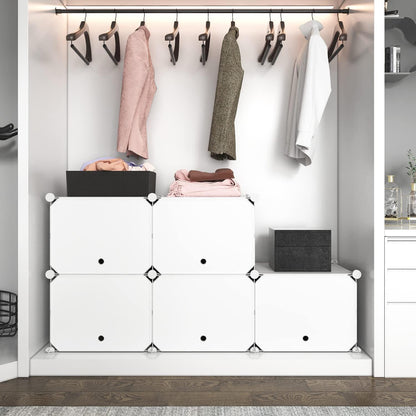 Vicye Schuhregal Organizer 10 Ebenen 20 Paar Schuhe Weiß 1 x 10