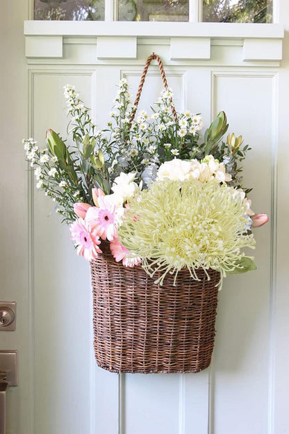 Kunstblumen Chrysantheme biegsamer Stiel, 6 Stück Cream 30cm - Briful