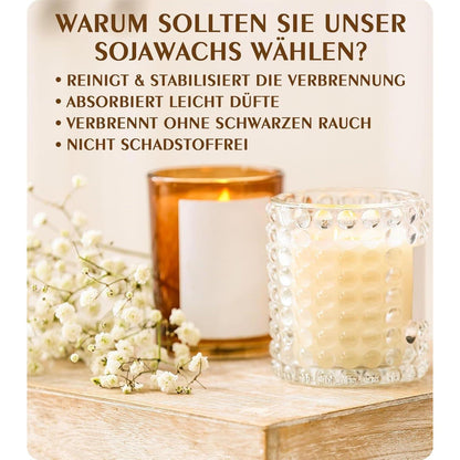 Sojawachs für Kerzen 1,8kg Premium kerzenwachs zum gießen