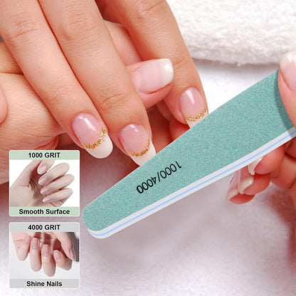 Nagelfeilen Set 12 Stück Profi Maniküre Gelnägel Acrylnägel Naturnägel