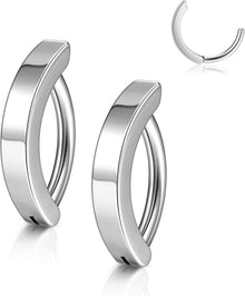 Edelstahl Bauchnabelpiercing 14ga 10mm Silber Gold
