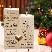 Beste freundin Geschenk Kerzenhalter mit Gravur