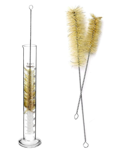4er Messzylinder Set aus Glas mit Pipetten, Bürsten & Rührstab