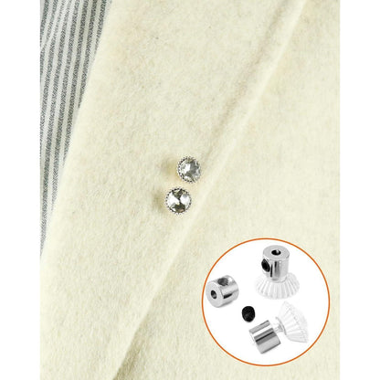 Pin Rücken Anstecker Verschluss 60 Stück 6x5 mm mit