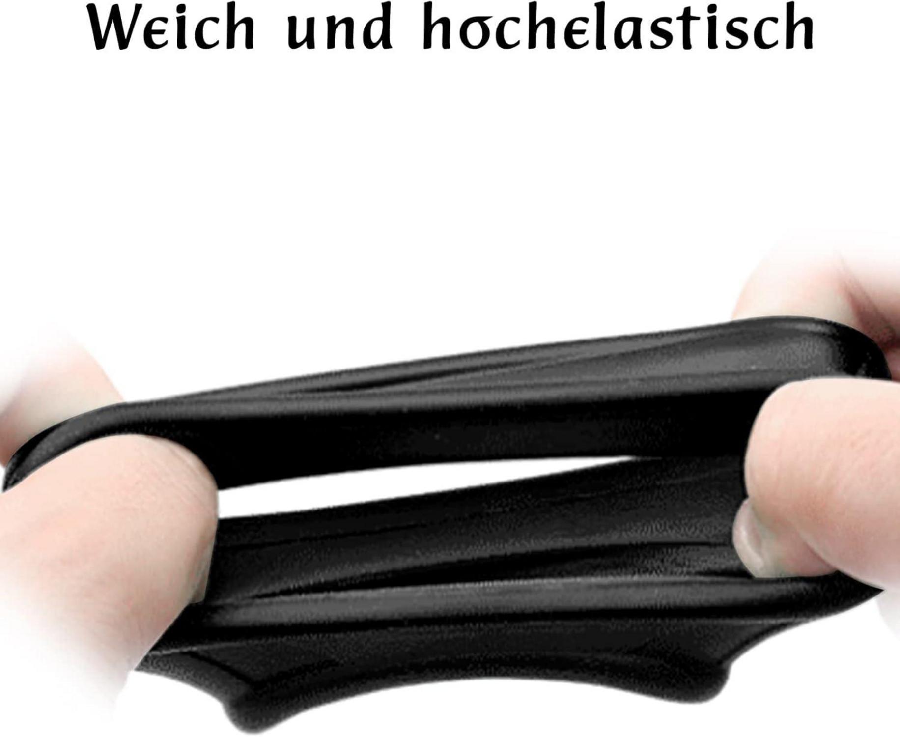 Penisring Set Silikon Cockringe Ballstretcher Schwarz