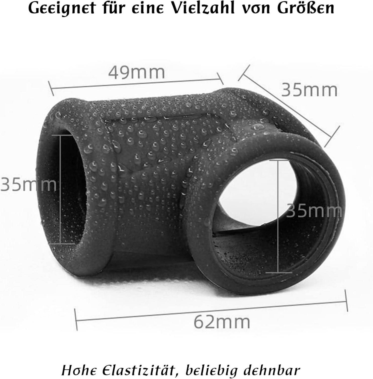 Penisring Set Silikon Cockringe Extrem Hodensack Ballstretcher