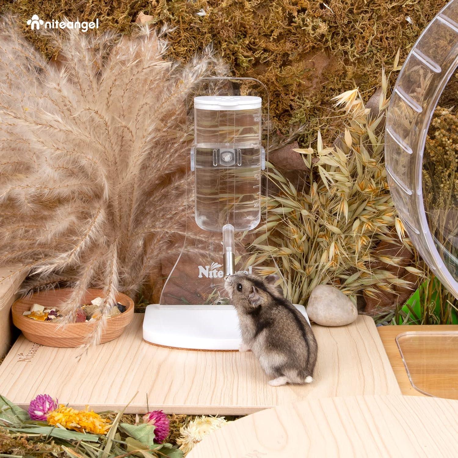 Wasserflasche mit Ständer für Hamster, Mäuse, Ratten - 80ml