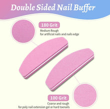 Nagelpuffer Block Doppelseitig Nail Buffer 100/180 Schwamm