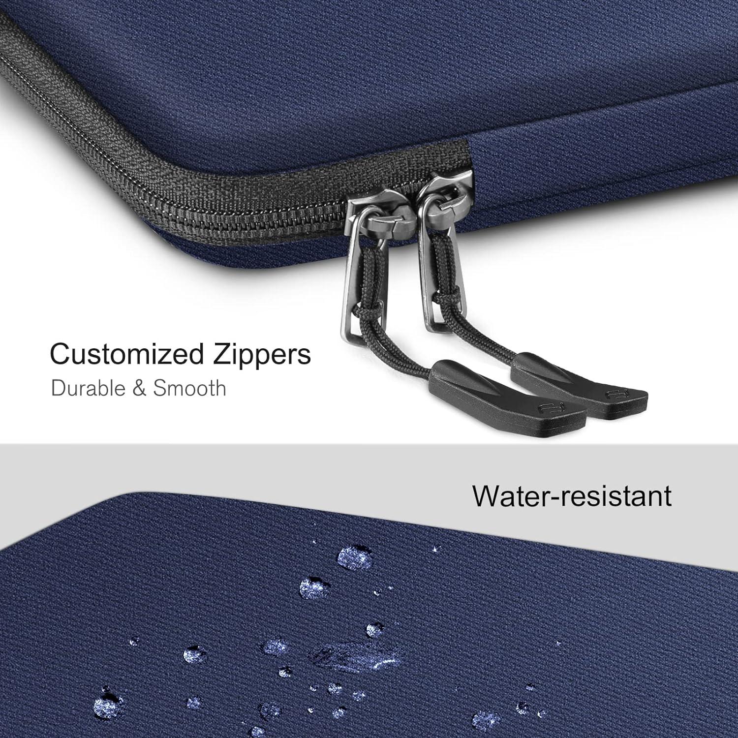 FINPAC Laptop Tasche Hartschalen Hülle für 16 Zoll MacBook Pro & Lenovo Tab Marineblau