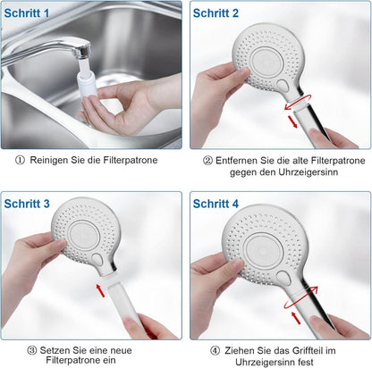 MEKO 2er Pack Ersatzfilter für Handbrause ASIN B0BJPBQFVS