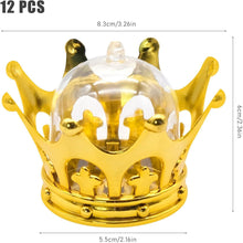 Goldene Kronen Candy Boxen 12 Stück für Hochzeit & Party