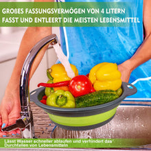 WALFOS Faltbarer Seiher Küchensieb Set Silikon Abtropfsieb