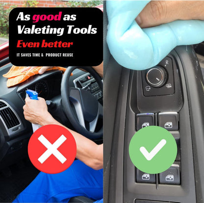 Auto Reinigung Gel Knete Innenraum Reiniger Zubehör Bergbrise Duft Kit