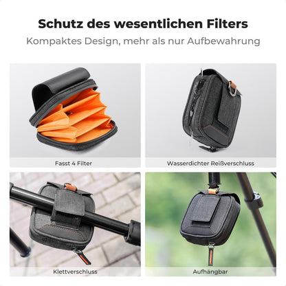 Magnetisches Filterset 72mm mit Adapterring und Tasche