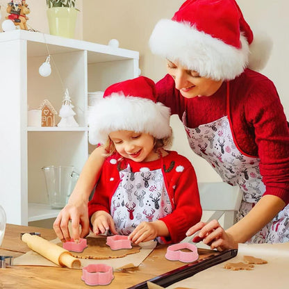 Ausstechformen Weihnachten Linzer FainFun 8 Stück Plätzchenausstecher Set