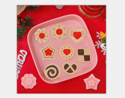 Ausstechformen Weihnachten Linzer FainFun 8 Stück Plätzchenausstecher Set