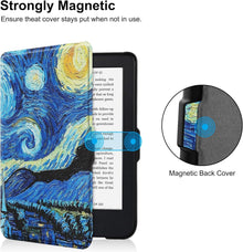 HGWALP Slim Shell Hülle für Tolino Shine & Kobo Clara eReaders, Premium Cover-Star Sky