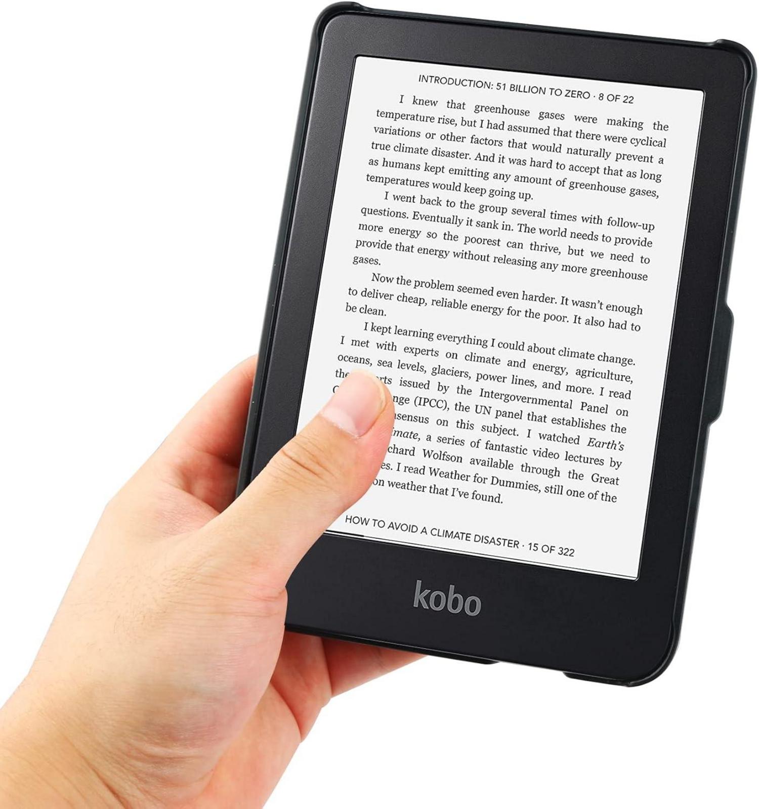 Premium Slim Shell Hülle für 6 Zoll eReader - Auto Sleep/Wake - Navy