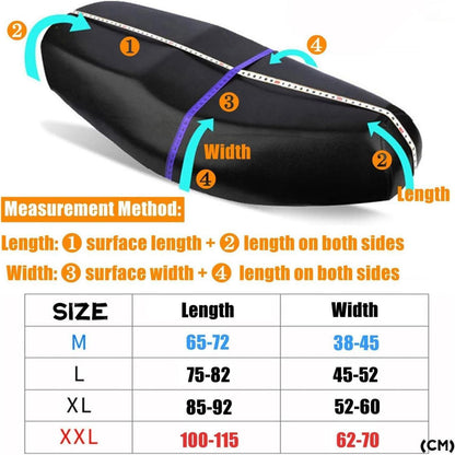 Motorrad Sitzbezug Wasserdicht Universal XL Wetterschutz XYZ