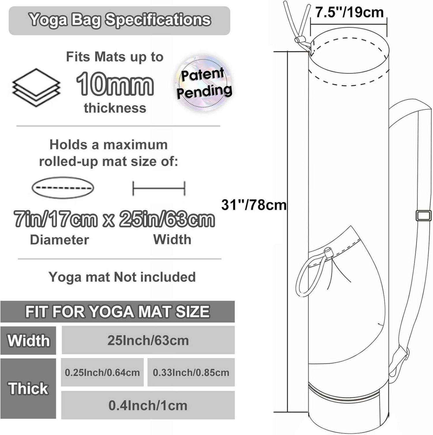 Yogatasche Damen Gym Sporttasche mit Nassfach Blau