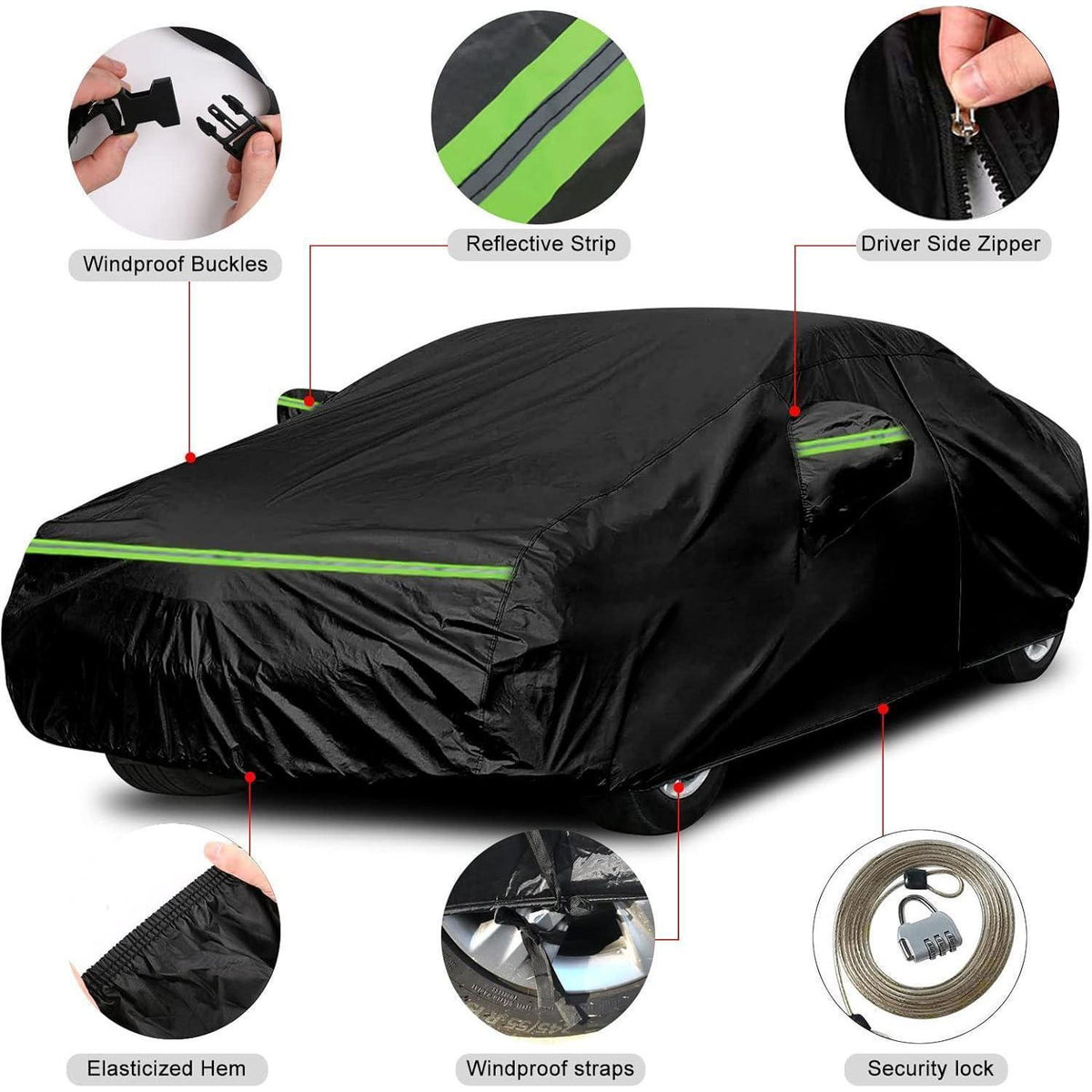 Auto Abdeckung Jaguar F-Type 2014-2025, Wasserdicht & Atmungsaktiv
