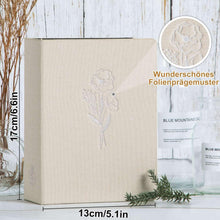 Fotobuch 10x15 cm Leinen Einsteckalbum 50 Taschen 2er Pack